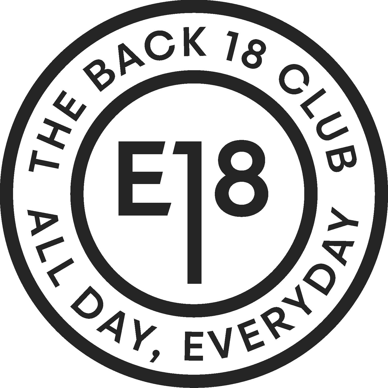 The Back 18 Club Annual Membership