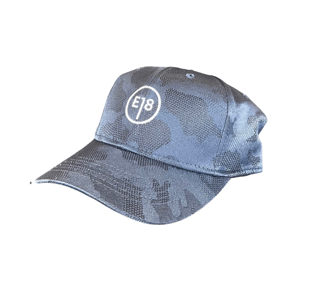 E18 "Dad Fit" Low Profile Midnight Camo Hat